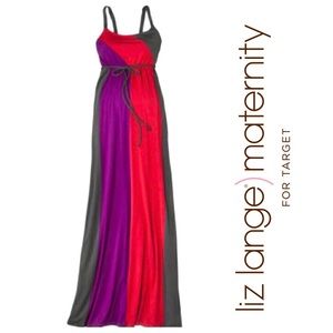 Liz Lange | Colorblock Maternity Maxi Dress! ✨